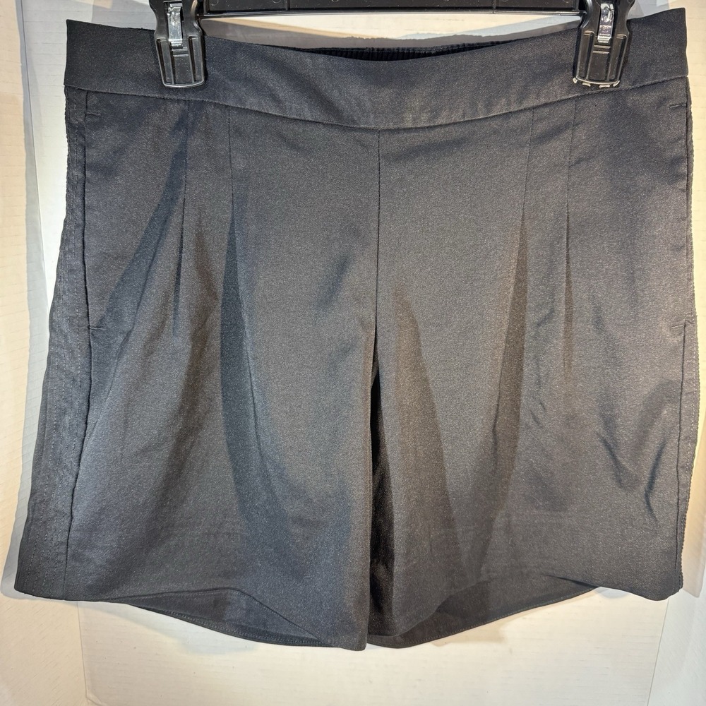 Nike Dri-Fit Pleated Stretch Golf Shorts Black Women's Size Small EUC